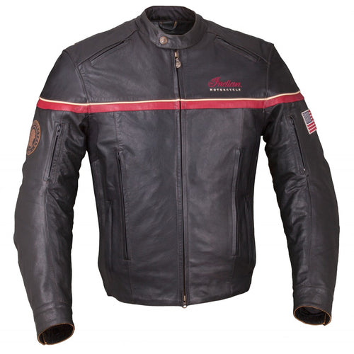 Mens Freeway Jacket - Black Leather