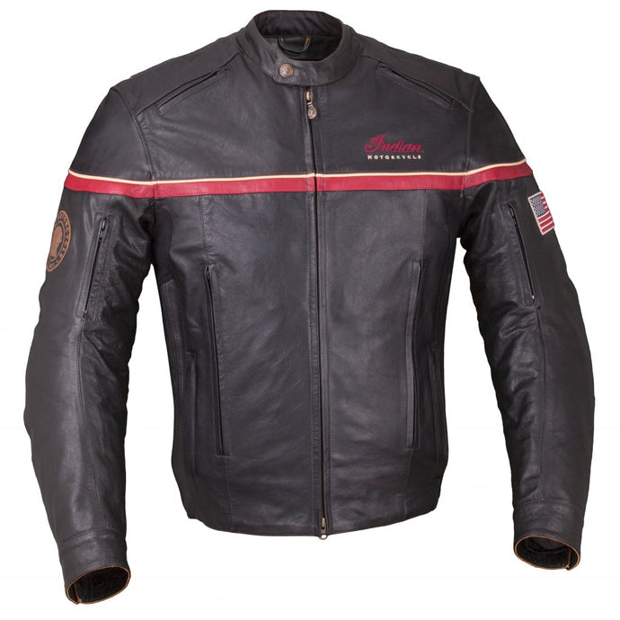 Mens Freeway Jacket - Black Leather