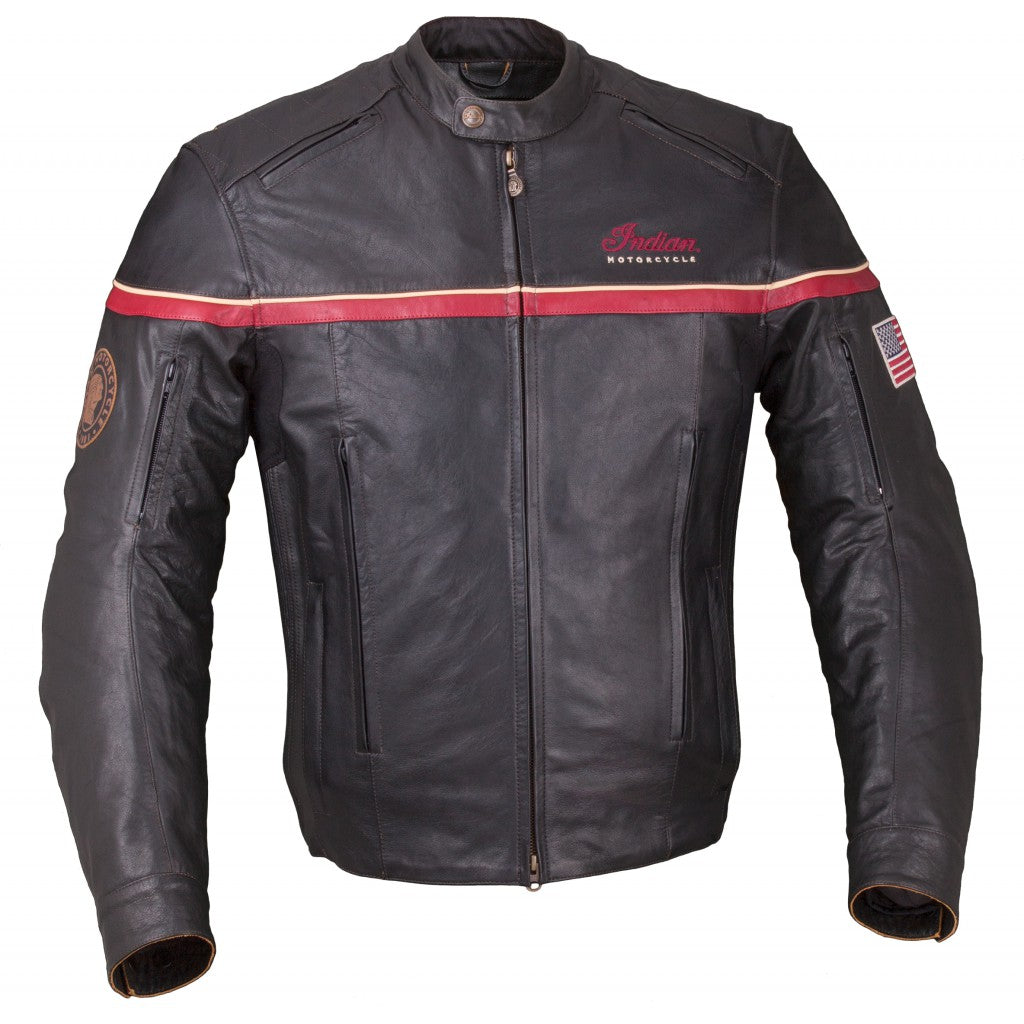 Mens Freeway Jacket - Black Leather